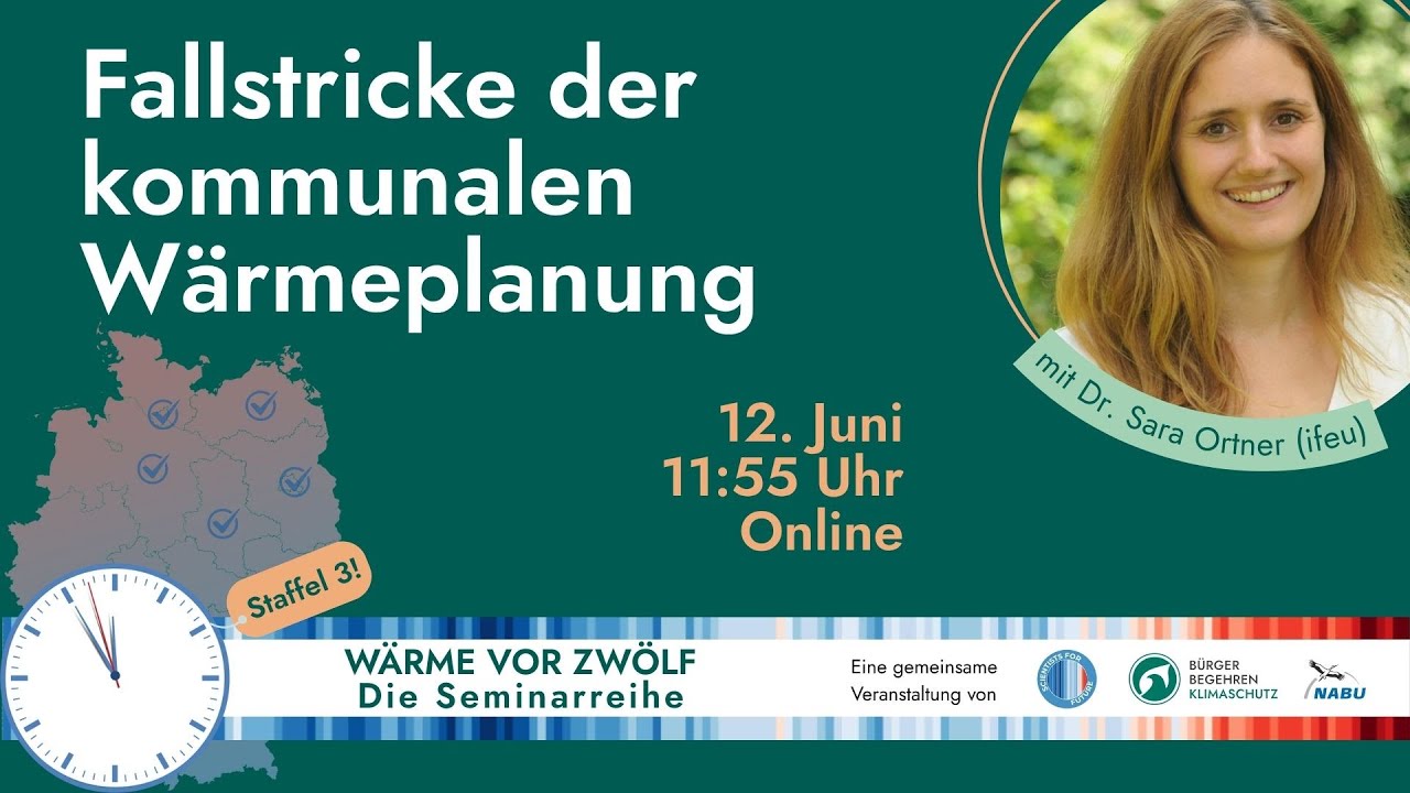Fallstricke der kommunalen Wärmeplanung (Seminarreihe 'Wärme vor zwölf')