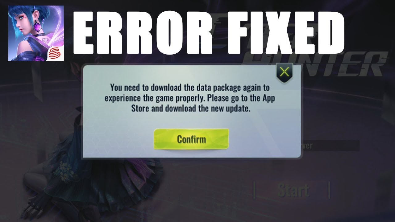 Cyber Hunter ERROR FIXED | You need to download the data