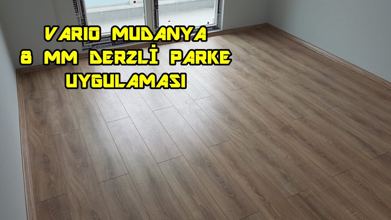 #DERZLİ #LAMİNAT #PARKE ( #CONTALI ) NASIL #DÖŞENİR ? #VARİO CLİCK #EXCLUSİVE 8 MM #MUDANYA