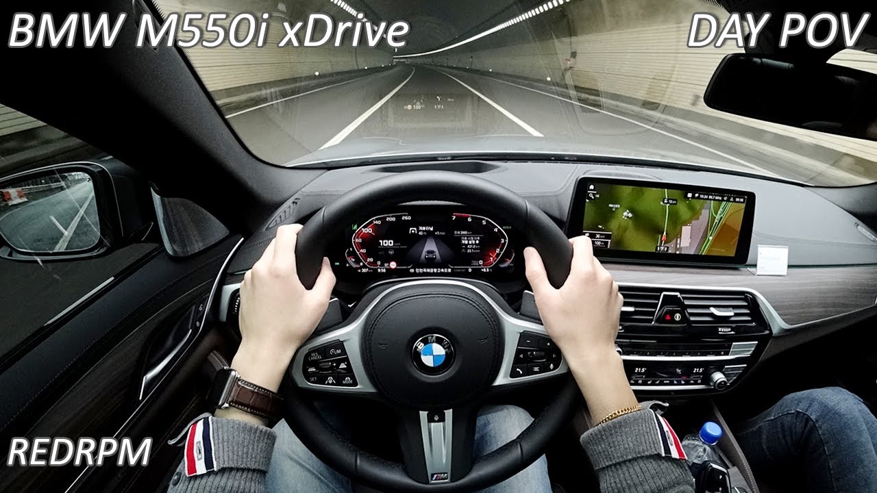 BMW 5시리즈 M550i 1인칭 POV 주행,  BMW M550i xDrive POV Day Drive