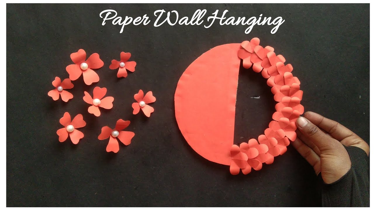 Diy A4 Paper Wall Hanging - Easy Wall Decor Using Paper - Paper Home decoration idea - Origami 