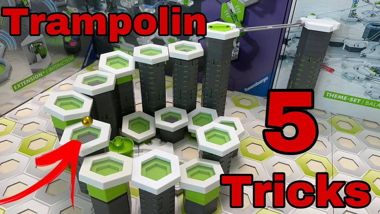 5 GraviTrax Trampolin Tricks in Slow-Motion 😱