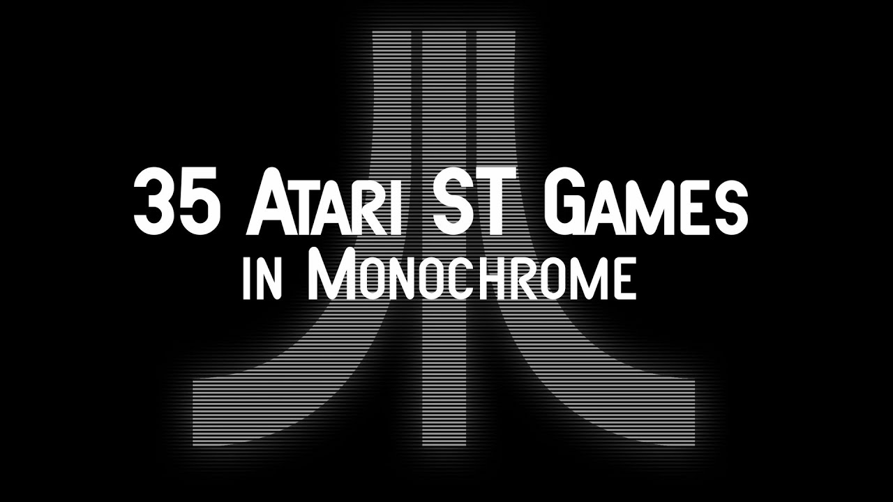 35 Monochrome Games for the Atari ST