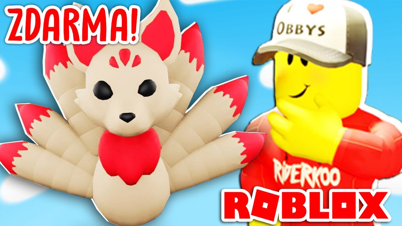 Jak z&iacute;skat Kitsune? LEGEND&Aacute;RN&Iacute; KITSUNE PET! 🦊 (Roblox Adopt Me)