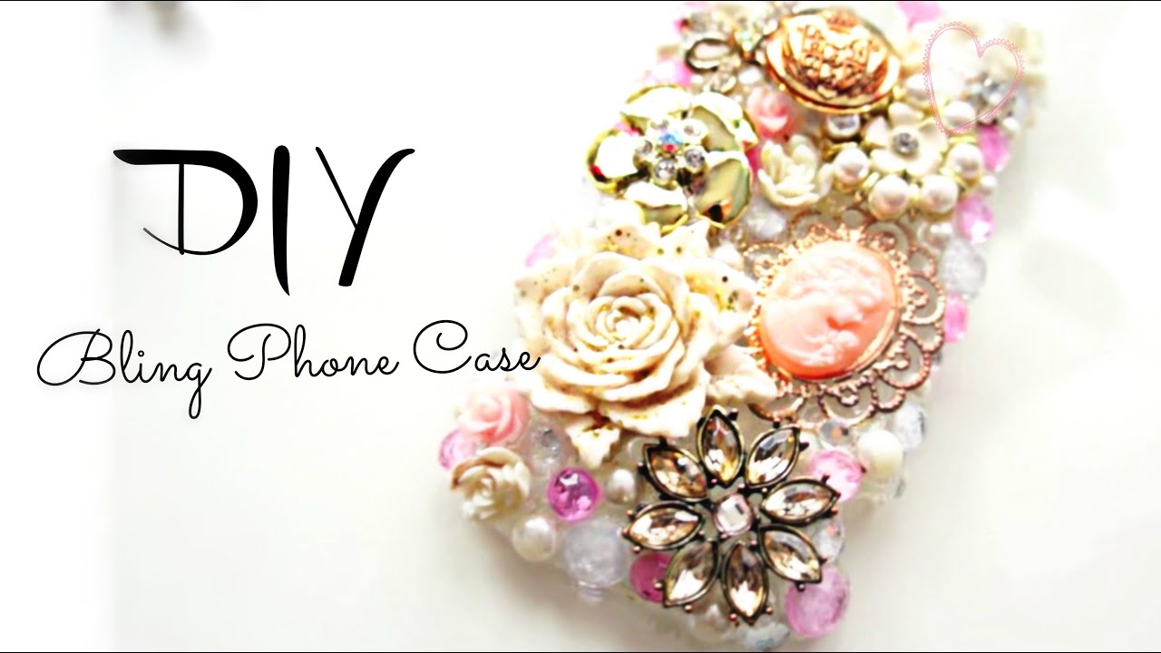 DIY Cute Bling Deco Phone case
