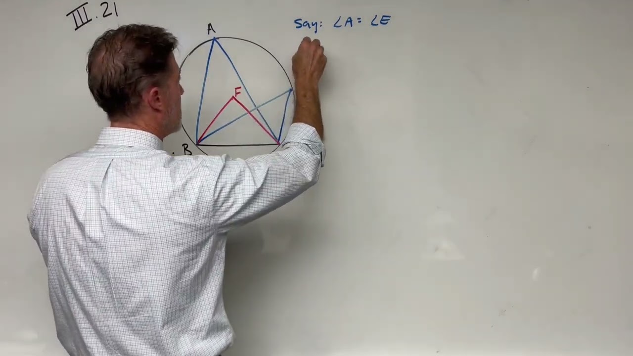 Euclid's Elements: Book 3, Prop 21