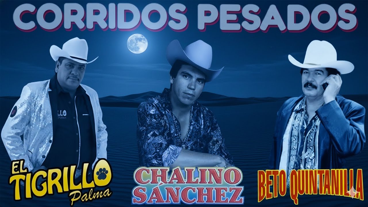 Chalino Sanchez, Beto Quintanilla y Tigrillo Palma Mix Para Pistear - Corridos Pesados Mix