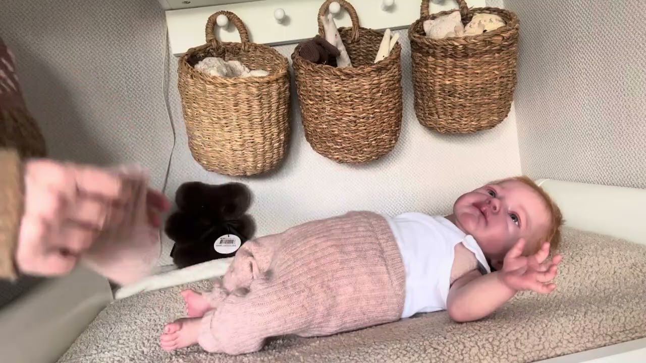 Changing Milla Rose, August Awake by Dawn McCleod and Paqui Galan. Reborn Baby Doll.