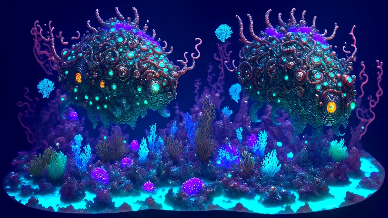 AI Relaxing Video (AI Abstract Animation Video)