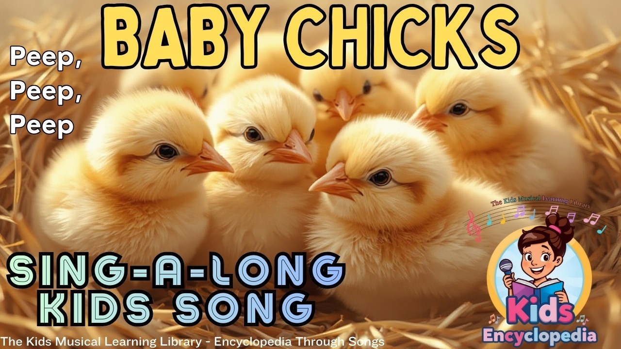Chicks Song for Kids | Baby Chicks Peep‑Peep‑Peep | Animals 101 | Encyclopedia Through Songs