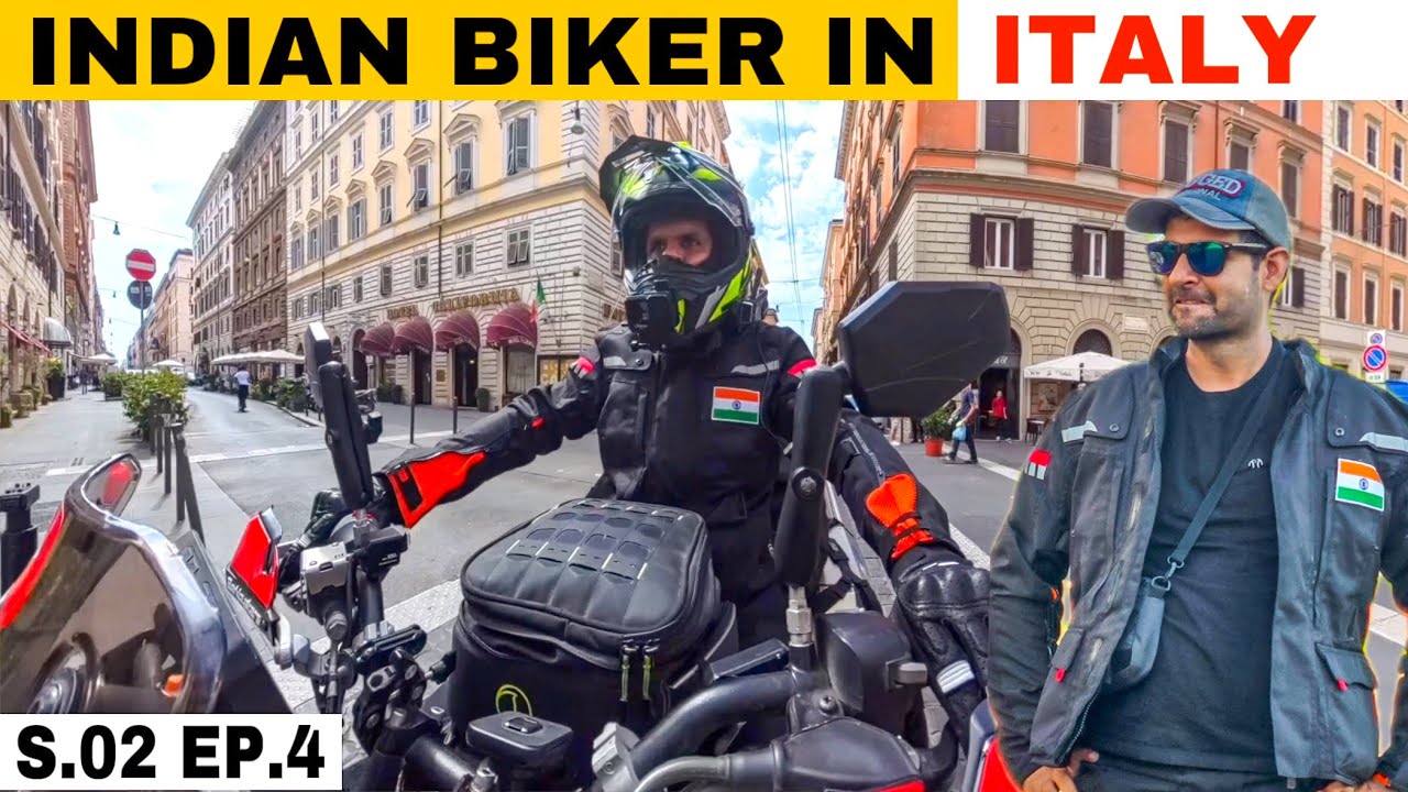 [S.02 EP. 4] ITALY me ye sab challenges face karne pad gaye, Indian Biker in ITALY 🇮🇹 LONDON RIDE