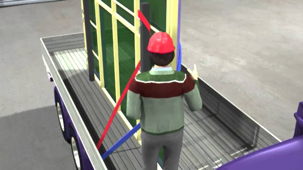 3D accident sim  - Warehouse lorry accident