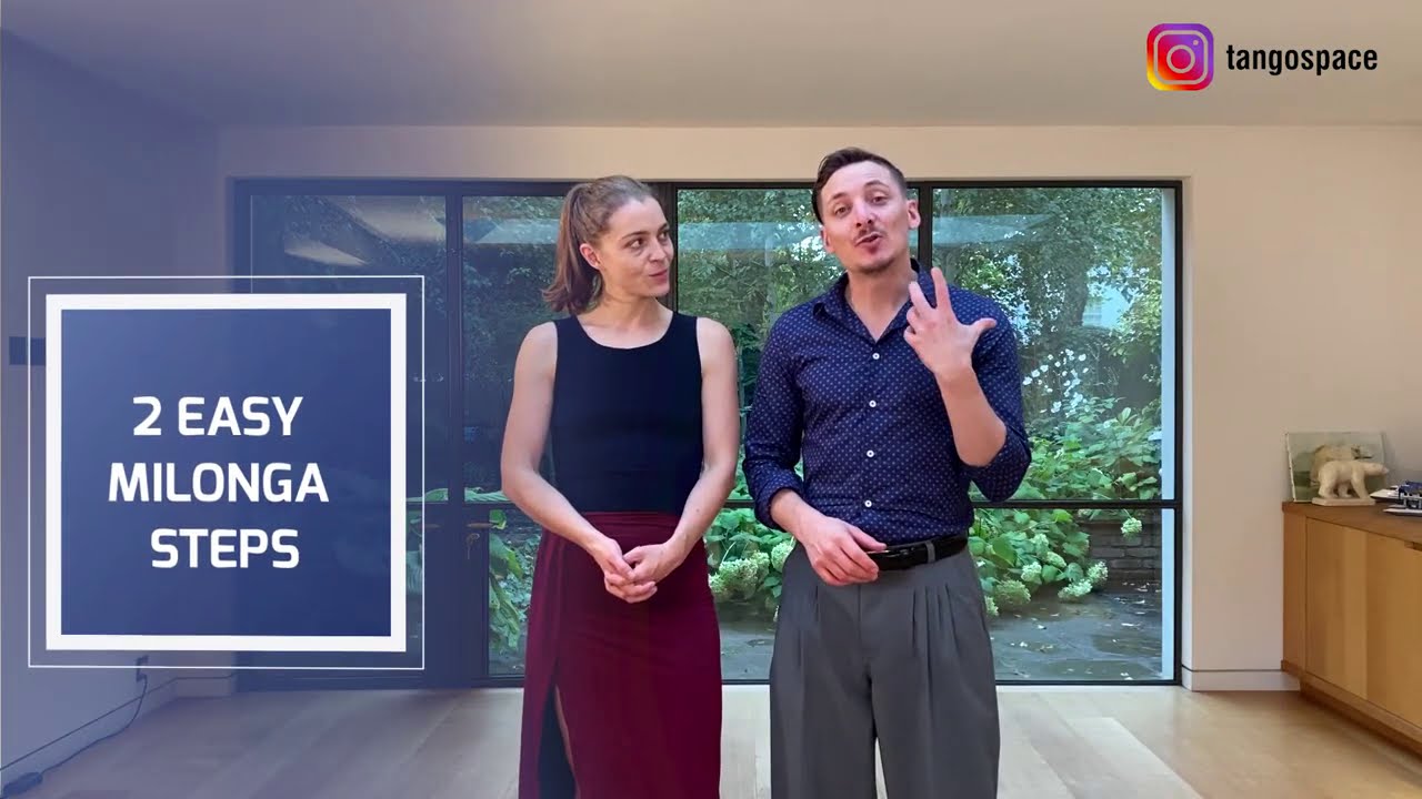 Tango Milonga rhythm: 2 easy milonga steps (for leaders & followers)
