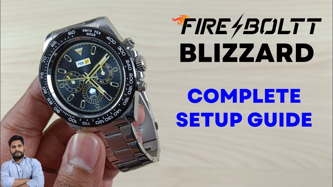 Полное руководство по настройке умных часов Fire-Boltt Blizzard