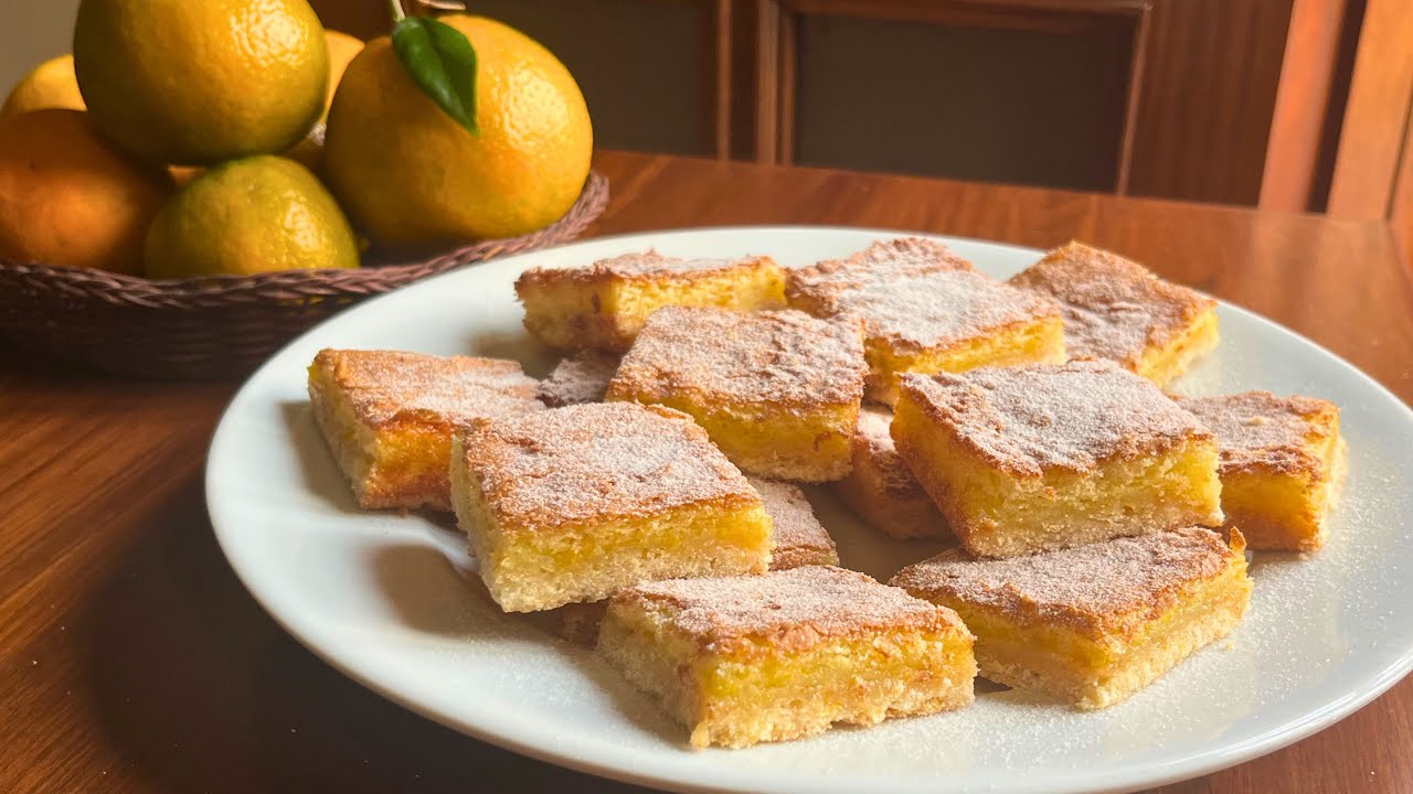 “Sweet & Tangy Orange Bars 🍊”by secret ingredient
