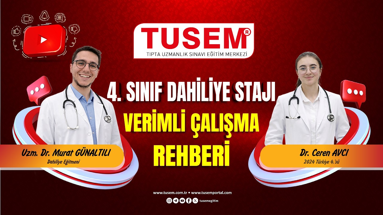 Staj Derslerinde Verimli Çalışma Stratejileri | TUS’a Hazırlık Rehberi