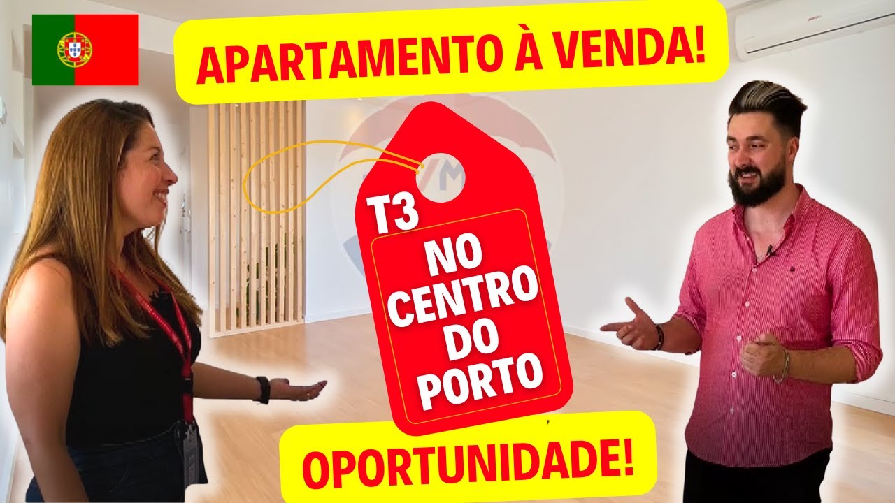 APARTAMENTO À VENDA EM PORTUGAL | Quanto custa um T3 no centro do Porto?