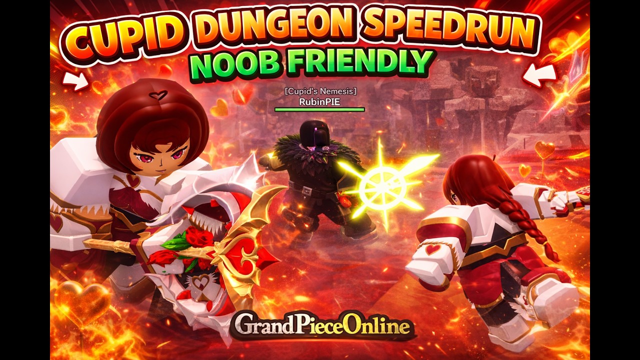[GPO] How to SPEEDRUN the NEW CUPID DUNGEON! (Full Guide) #grandpieceonline