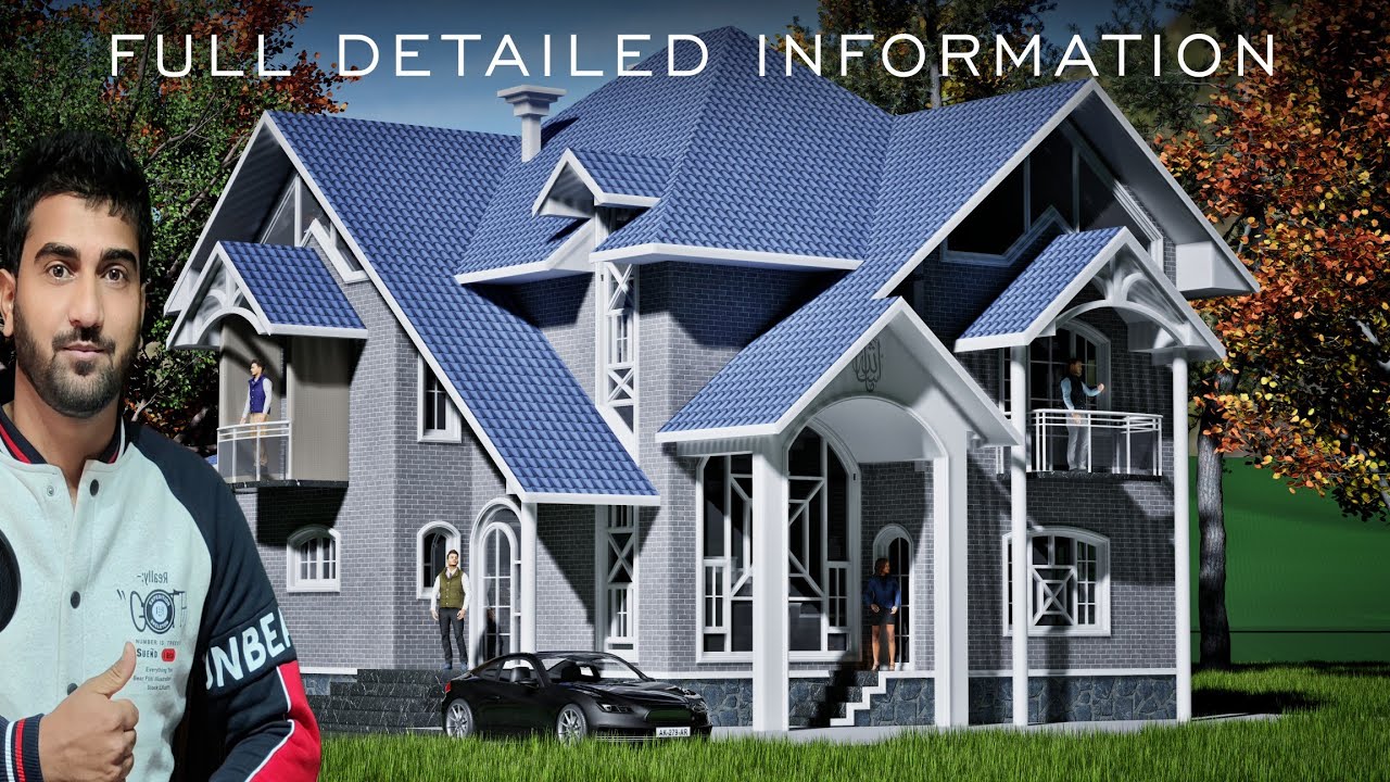 Stunning 3D House Design With Full Detailed Information | Kashmir Style Duplex Home