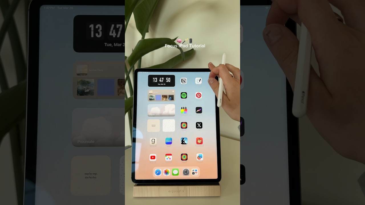 Как использовать Focus на iPad #ipadtutorial #techtips #productivity