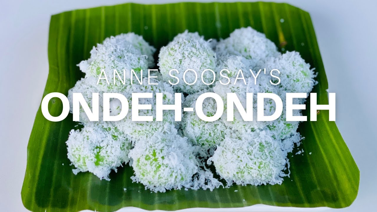 How to make Ondeh-Ondeh  - A delightful mouthful of Coconut & Gula Melaka!