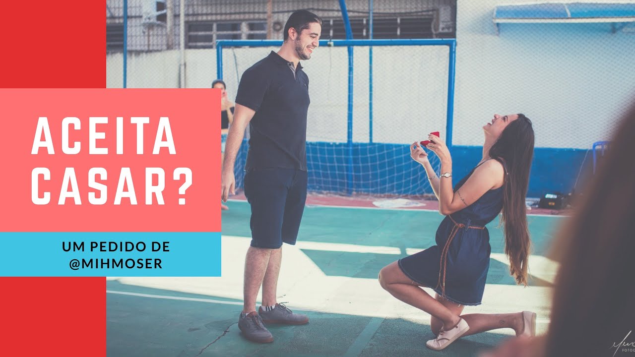Pedido de Casamento feito pela noiva | Tiago Vamos Casar na Igreja ?