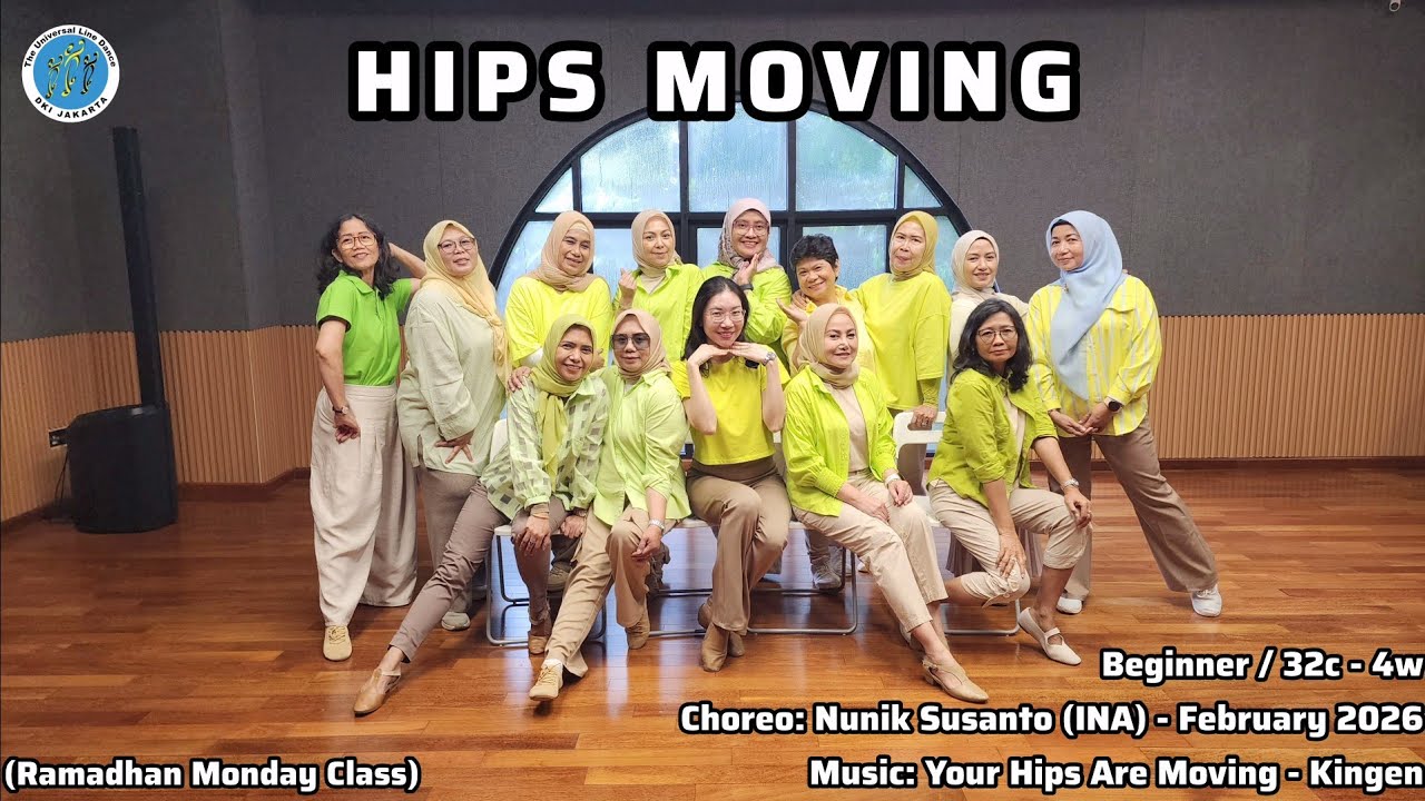 HIPS MOVING - Line Dance || Nunik Susanto (INA) - February 2026