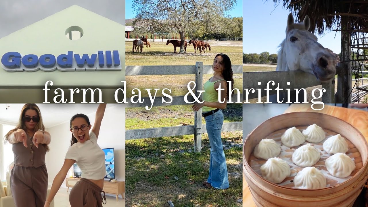 A Cozy Weekend in My Life 🌾| Farm Days, Thrifting, & Hosting Friends 🏠🐴 