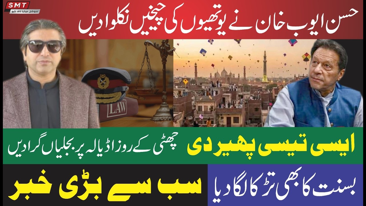 حسن ایوب خان نے یوتھیوں کی چیخیں نکلوادیں
