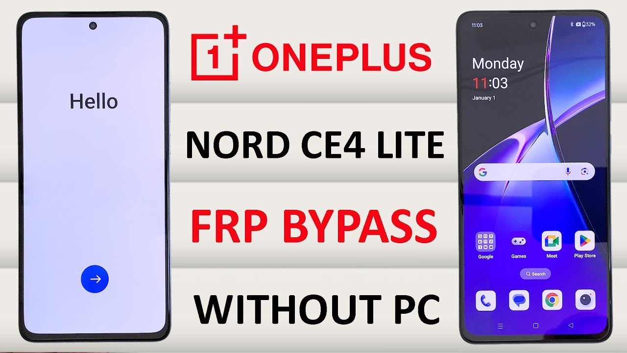 ONEPLUS NORD CE4 LITE FRP BYPASS WITHOUT PC | ANDROID 14 | ONEPLUS CPH2621 GMAIL/GOOGLE LOCK BYPASS✔