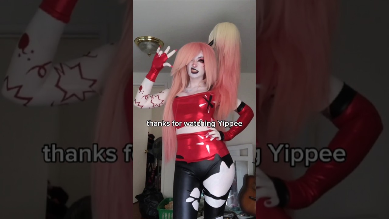 How I made a SKIN SUIT for Cherry Bomb! #diycosplay #hazbinhotelcosplay