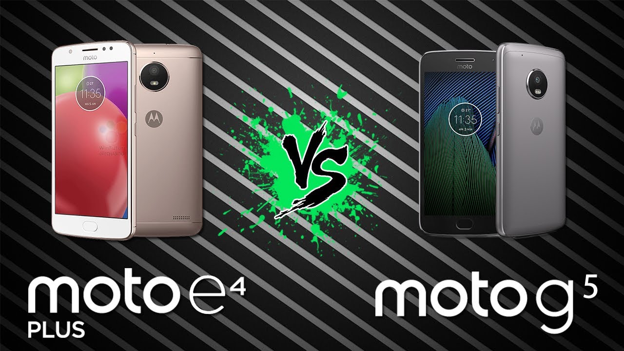 COMPARATIVO: Moto E4 Plus Vs Moto G5 - TecNoob
