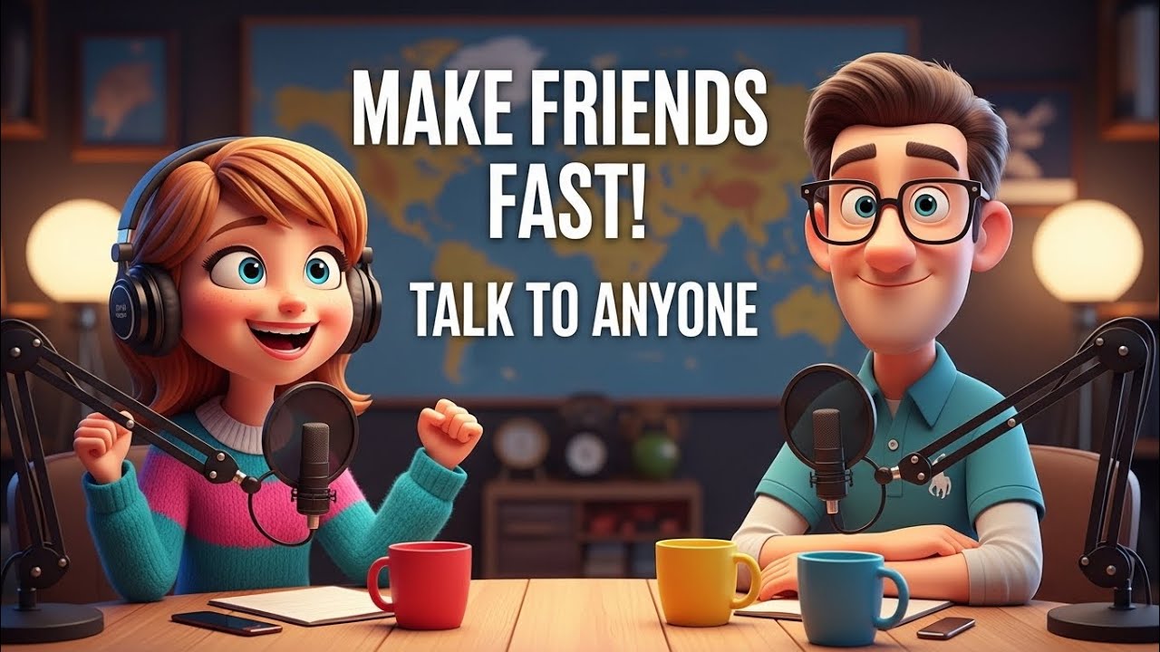 How to Make Friends in a New Country 🌍 | English Conversation Practice