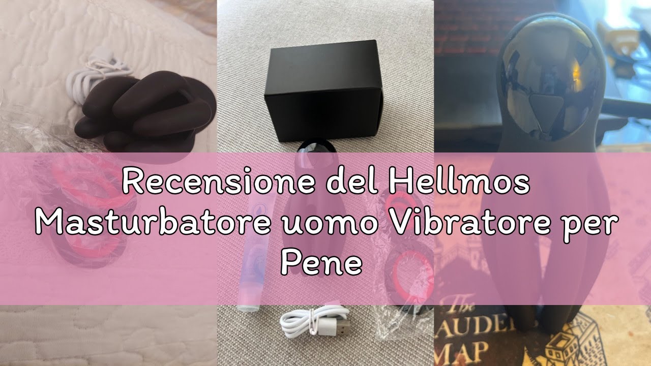 Recensione del Hellmos Masturbatore uomo Vibratore per Pene - Giocattolo sessuale maschile con 10 MO