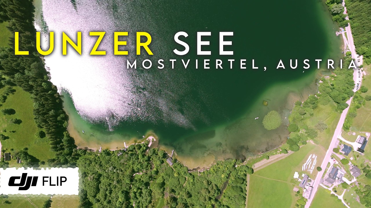 Austria: Lunzer See Lake & Castle (4K, Drone/DJI Flip)
