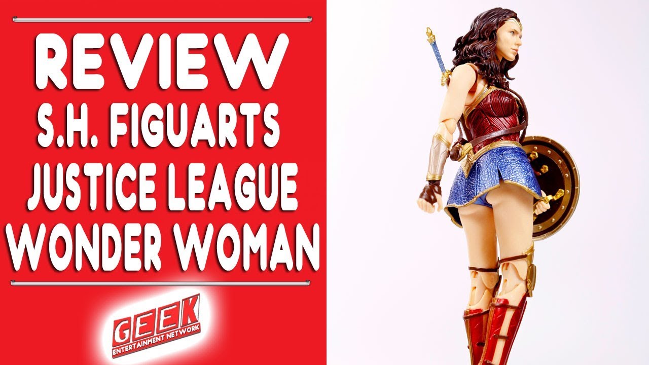 S. H. FIGUARTS WONDER WOMAN Review (Justice League) Bandai Tamashii Nations action figure
