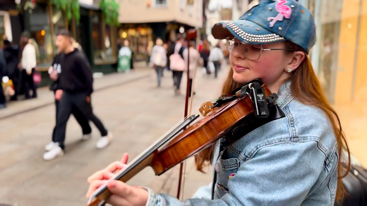 I Was Made For Lovin’ You - Kiss | Violin Cover by Holly May Violin (Street Performance)