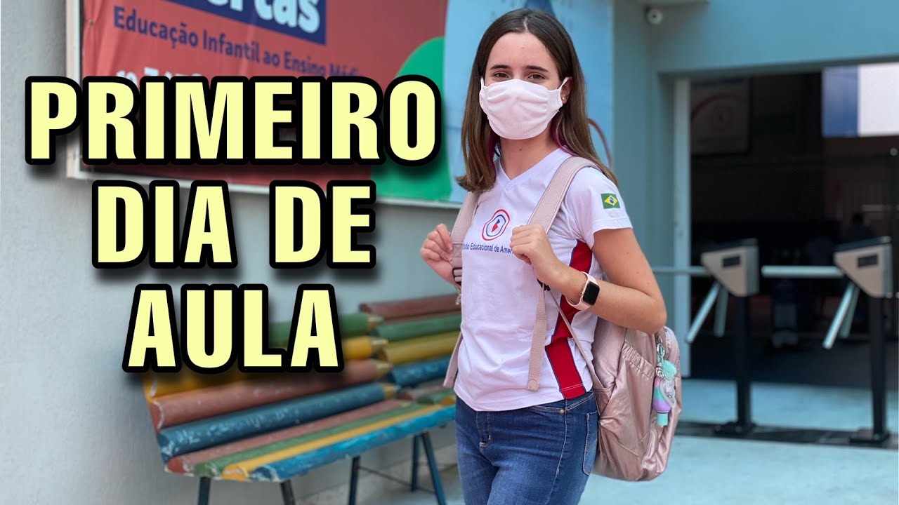 MEU PRIMEIRO DIA DE AULA PRESENCIAL - ROTINA VOLTA ÀS AULAS 2021