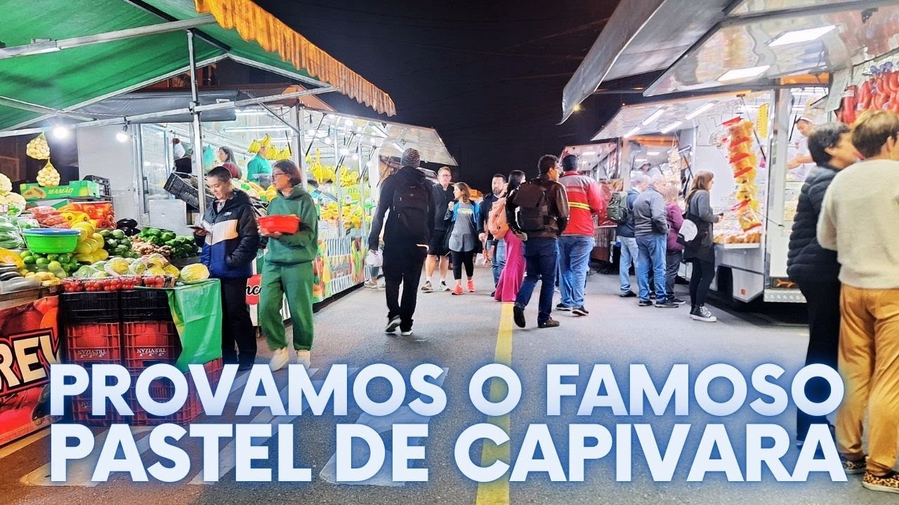 Visitamos A FEIRA NOTURNA MAIS FAMOSA DE CURITIBA