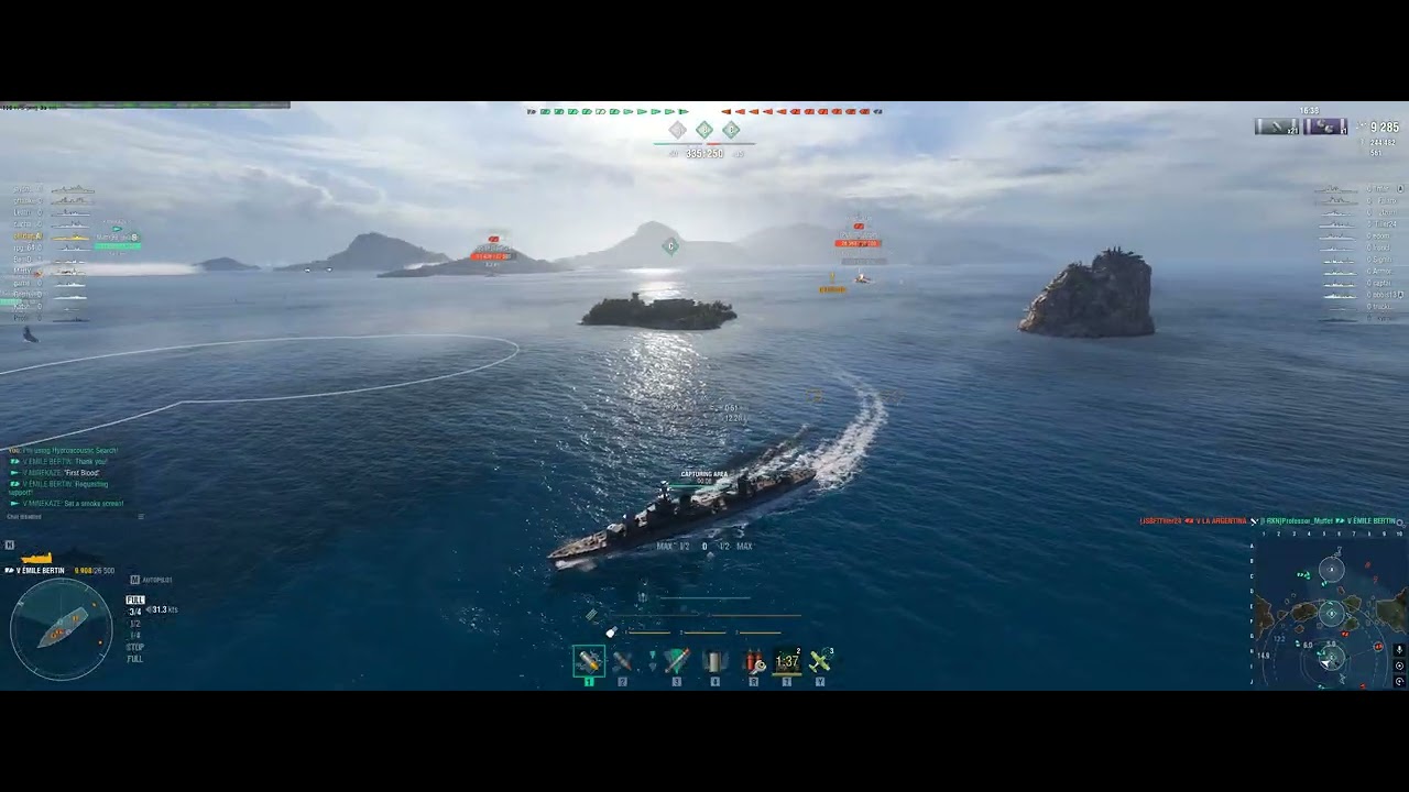 World of Warships French gameplay