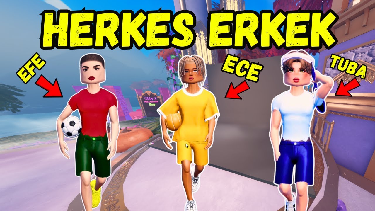 ERKEK OLDUK KOMBİN YAPTIK😊AYŞEM ECE ARI💥ARIGİLLER🐝ROBLOX DRESS TO IMPRESS