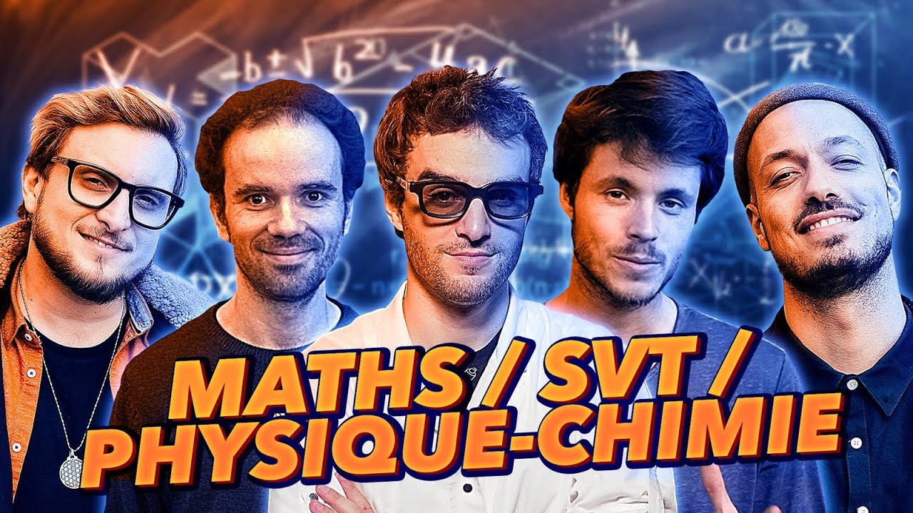 ON REPASSE LE BAC : MATI&Egrave;RES SCIENTIFIQUES feat. Dr NOZMAN, DIRTYBIOLOGY, MIC MATHS