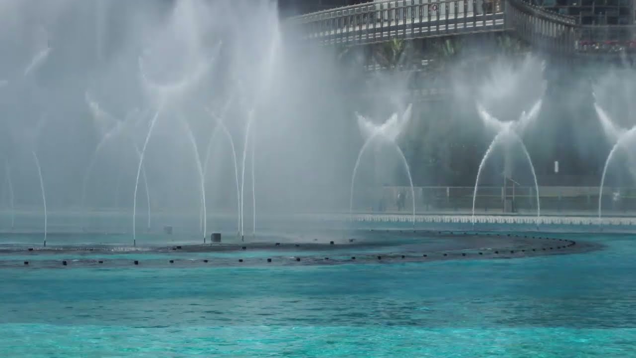 The Dubai Fountain Nozzle Close-Up