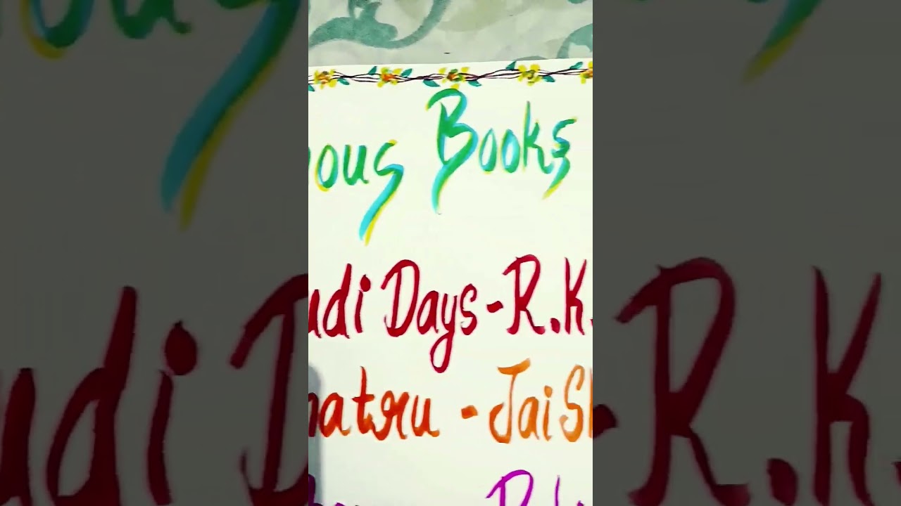#famousauthor #books #brushpens #schoolproject