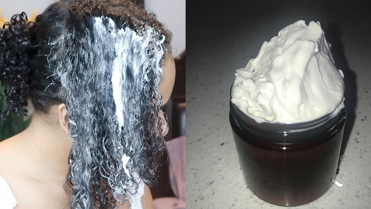 DIY HAIR GROWTH COCONUT MILK DEEP CONDITIONER FOR NATURAL HAIR  (super easy to make)