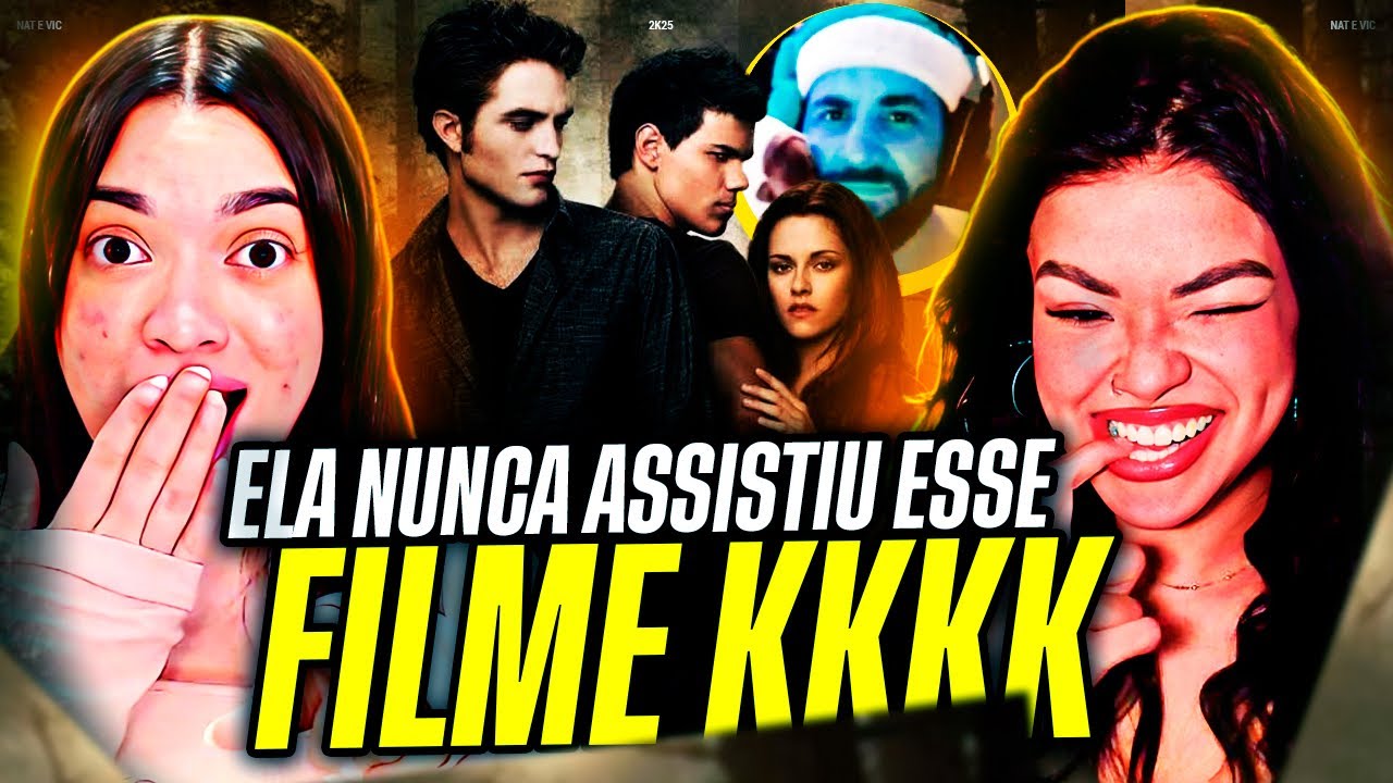 SMZINHO REAGINDO ao filme CREPÚSCULO | MELHORES MOMENTOS) | Nat e Vic MV [REACT]
