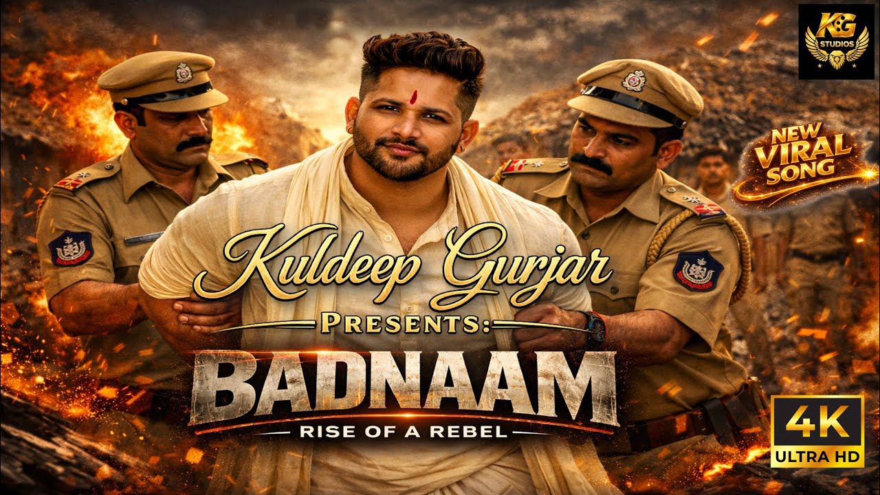 Badnaam Song (Rise of a Rebel) 🔥 | Kuldeep Gurjar | Official Music Video | New Hindi Song 2026