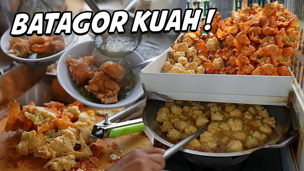 BATAGOR PAKE KUAH, PENJUALNYA HERAN JUGA SELAMA INI SELALU RAME YG BELI !