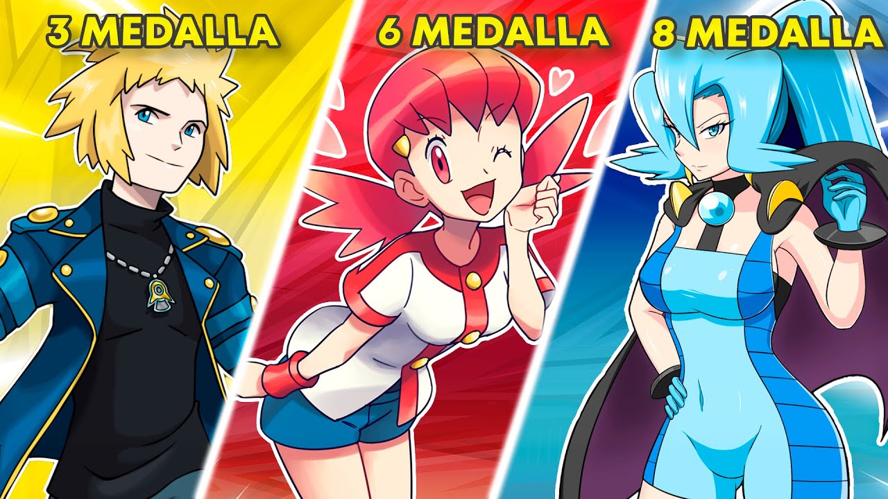 DISEÑÉ los 8 LÍDERES de GIMNASIO PERFECTOS en Pokémon