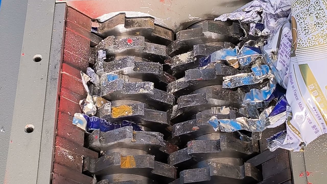 0.37KW small Shredder shred milk powder can takes such time~